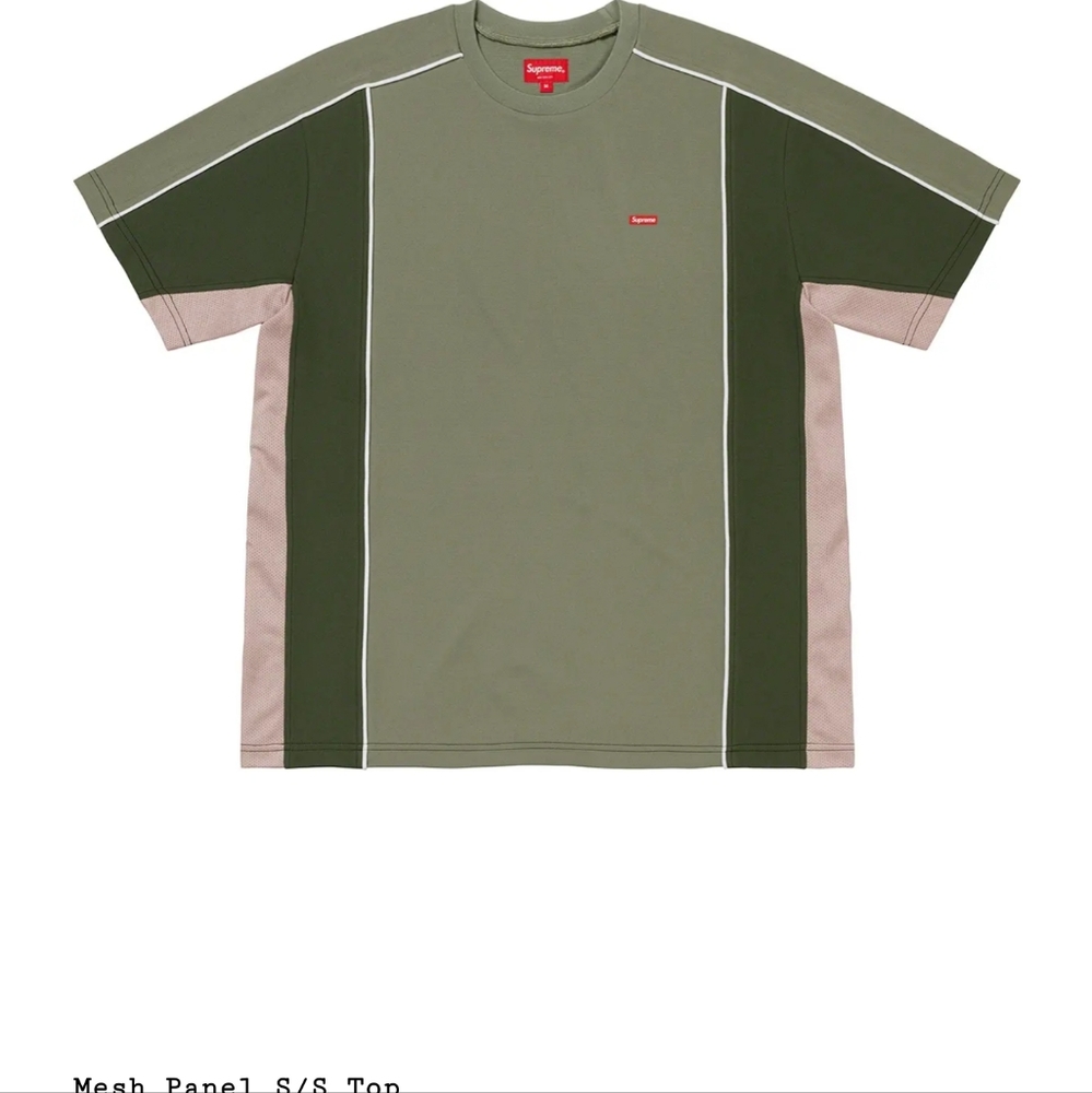 Supreme Mesh Panel S/S Top - Size XL -NEW